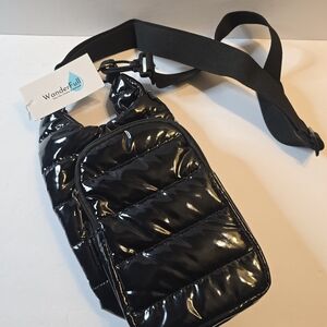 Wander Full Black Crossbody Bag